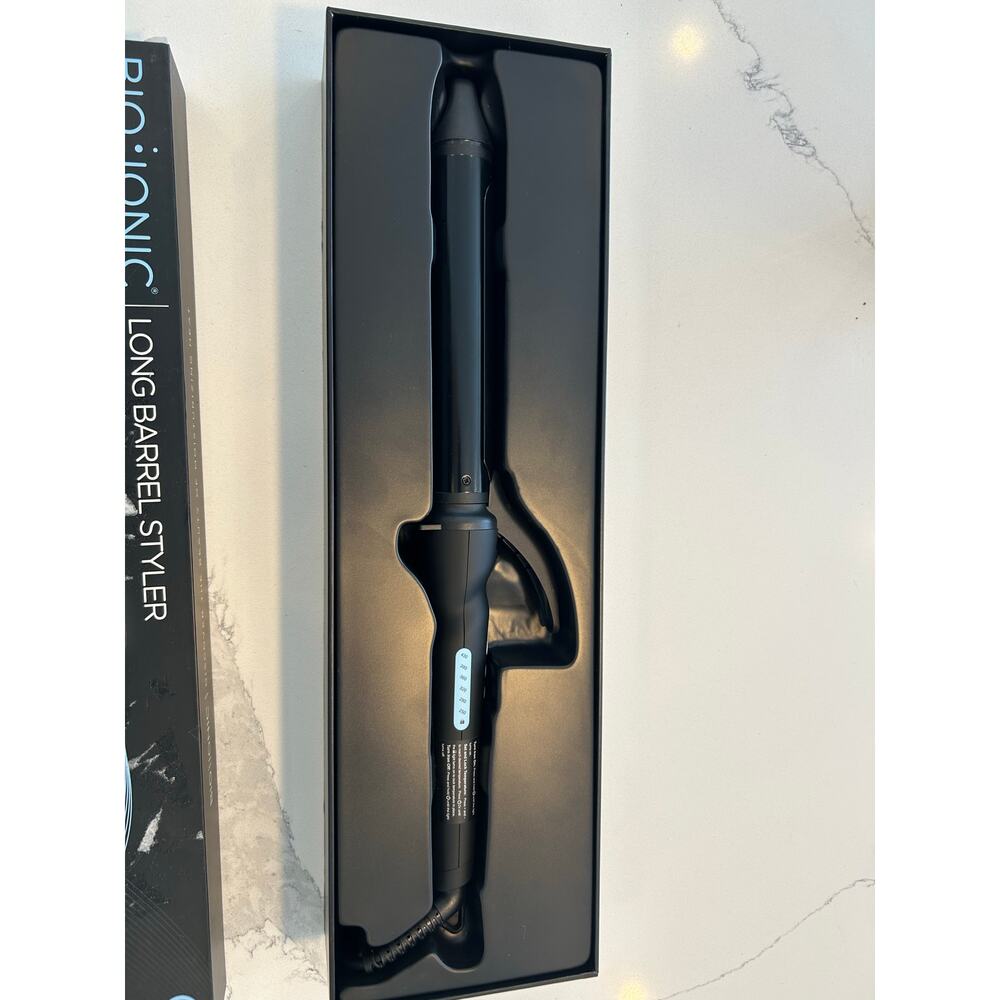 Bio Ionic Long Barrel Curling Iron 1.25 Inch Pro Styler for Loose Waves - Picture 3 of 8